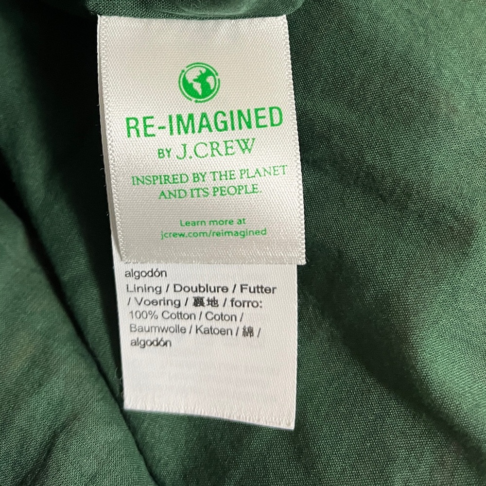 NWOT J. Crew Reimagined Floral Tiered Midi Size 4 pockets vacation ready cotton - Picture 4 of 9